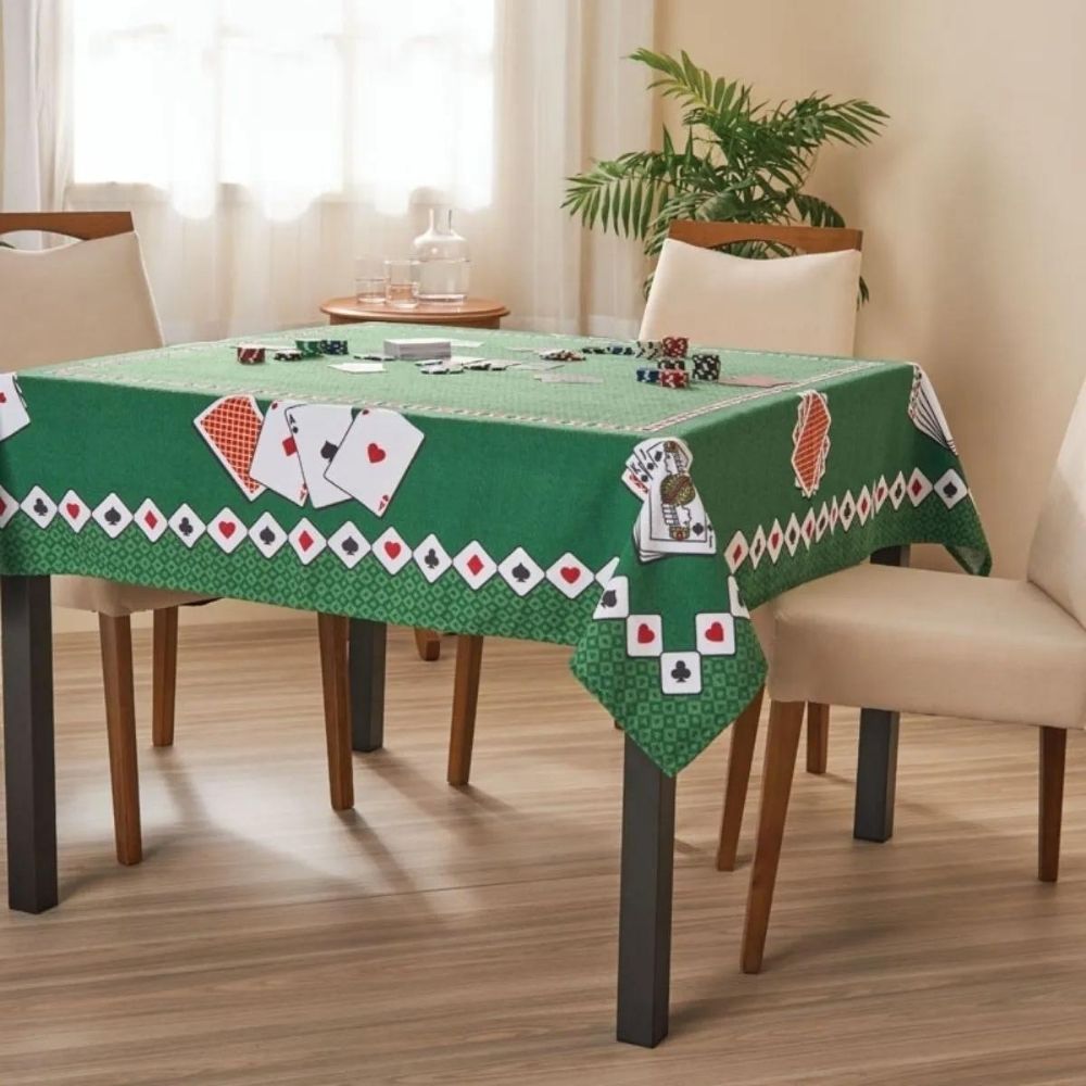 Toalha De Mesa Para Jogos Cartas - Poker, Truco, Baralho